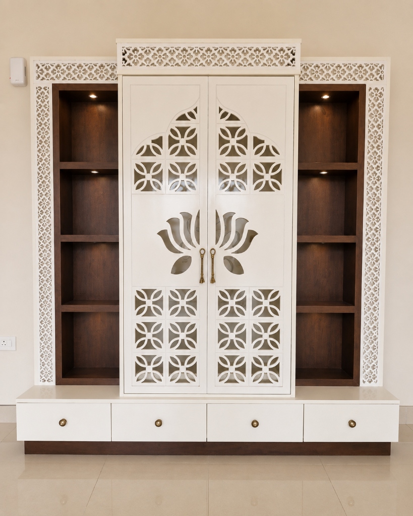 Custom CNC Pooja & Display Unit